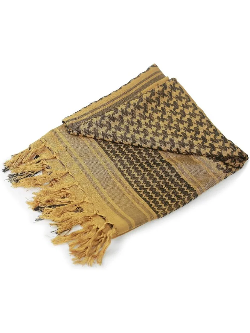 Tactical Desert Shemagh Scarf | 100% Cotton Keffiyeh Wrap for Men & Women